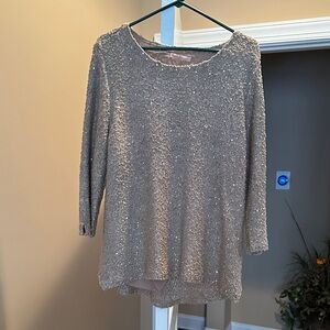Gibson Latimer Shimmering Gold Tunic